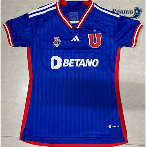 Peamu: Comprar Camisola Futebol Universidad de Chile Mulher Principal Equipamento 2023-2024