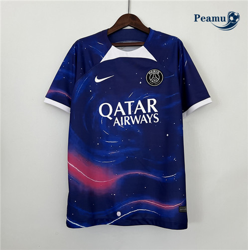 Peamu: Novo Camisola Futebol Paris PSG Equipamento Púrpura 2023-2024