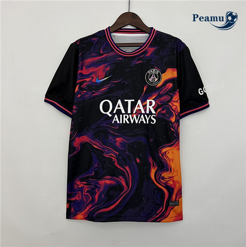 Peamu: Venda Camisola Futebol PSG Paris Equipamento Training Vermelho/Negro 2023-2024