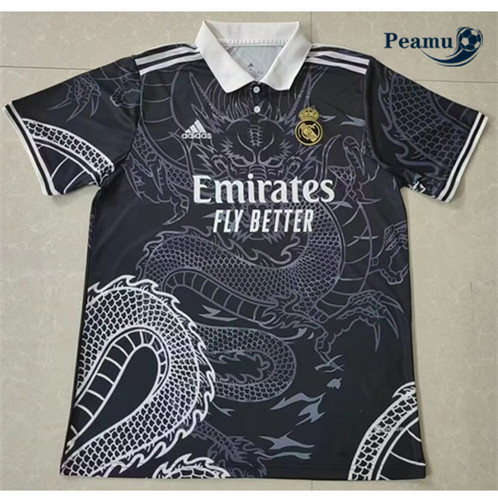 Peamu: Novo Camisola Futebol Real Madrid Equipamento Dragon 2023-2024