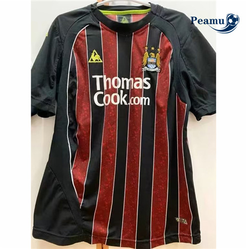 Peamu: Desconto Camisola Futebol Retrô Manchester City Principal Equipamento 2008-09