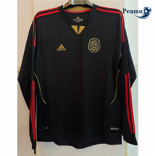 Peamu: Venda Camisola Futebol Retrô Mexico Alternativa Equipamento Manga Larga 2011-12