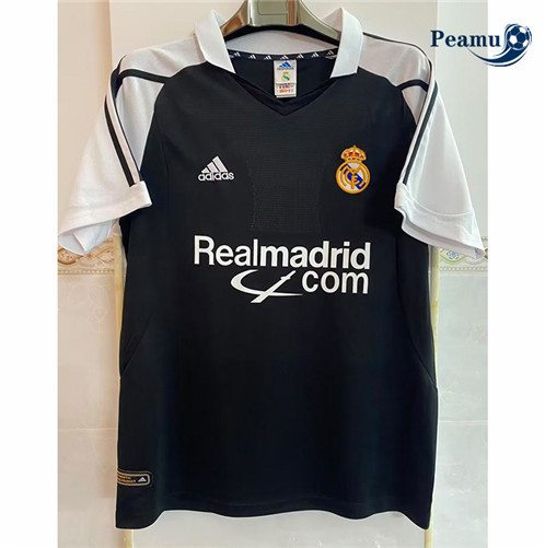 Peamu: Novas Camisola Futebol Retrô Real Madrid Alternativa Equipamento 2001-02