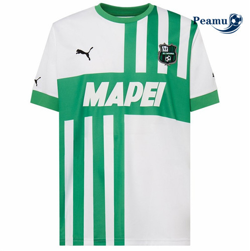 Peamu: Novas Camisola Futebol Sassuolo Alternativa Equipamento Brancoo/Verde 2022-2023