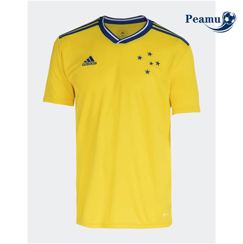 Camisola Futebol Cruzeiro Terceiro Equipamento Amarillo 2023-2024 Pt20152
