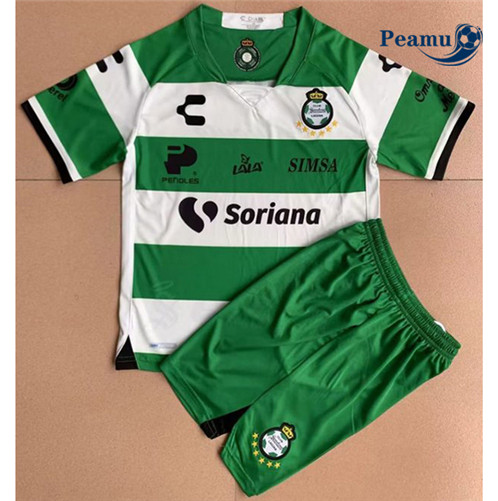 Camisola Futebol Santos Laguna Criança Principal Equipamento 2022-2023 Pt20058