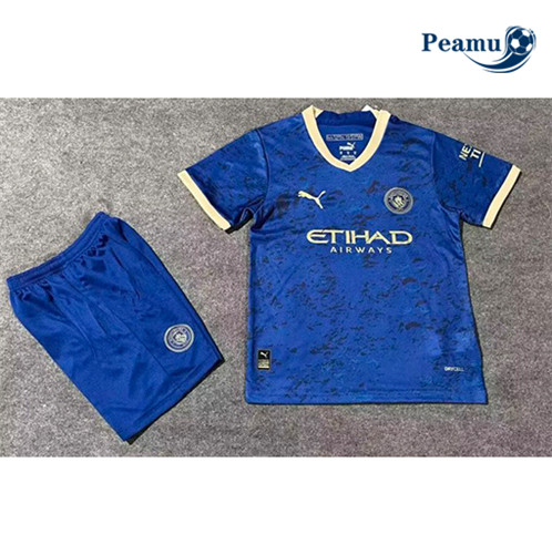 Camisola Futebol Manchester City Criança Equipamento Memorial 2022-2023 Pt20040