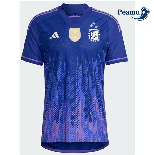 Camisola Futebol Argentina Alternativa Equipamento 3 estrelas 2022-2023 Pt20066