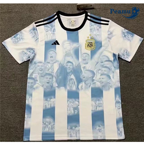 Camisola Futebol Argentina Equipamento champion commémorative 2022-2023 Pt20071