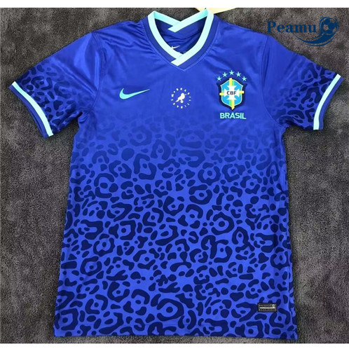 Camisola Futebol Brasil Equipamento Treinamento Azul 2022-2023 Pt20083
