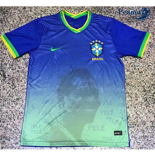 Camisola Futebol Brasil Equipamento edição comemorativa Azul 2022-2023 Pt20087