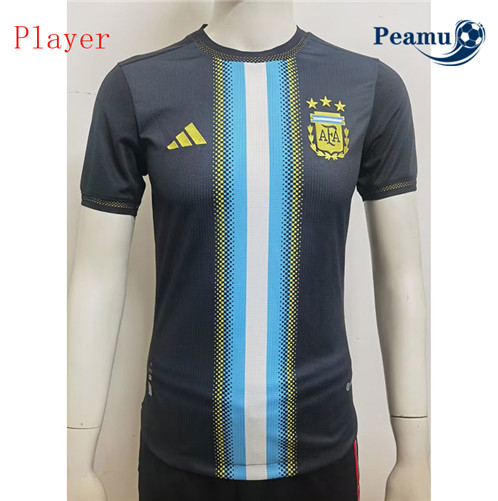 Camisola Futebol Argentina Player Version 3 étoiles Especial Preto 2022-2023 Pt20077