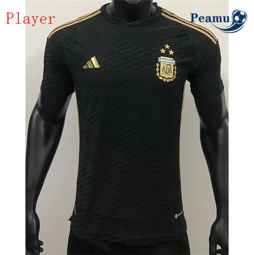 Camisola Futebol Argentina Player Version Especiale Édition Preto/Or 2023-2024 Pt20079