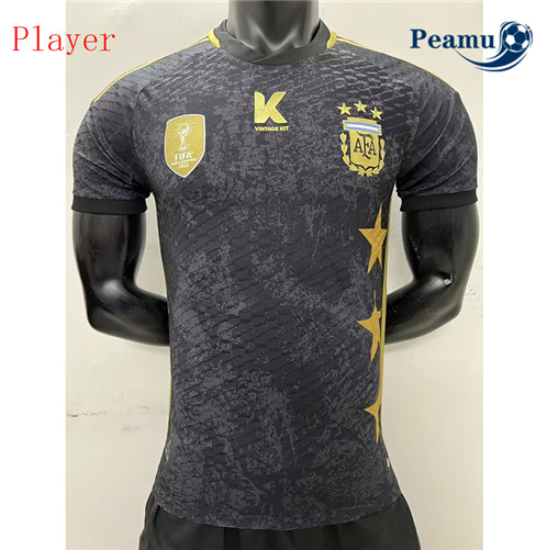 Camisola Futebol Argentina Player Version Edição especial Preto 2022-2023 Pt20080