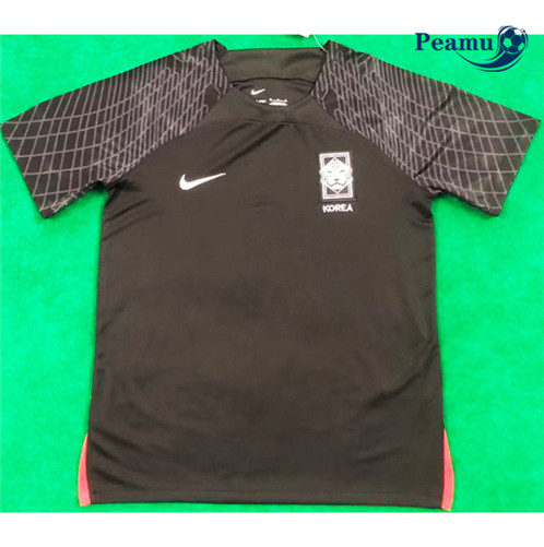 Camisola Futebol coreia Equipamento Preto 2022-2023 Pt20090