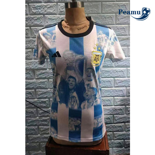 Camisola Futebol Argentina Mulher Equipamento Memorial 2022-2023 Pt20189