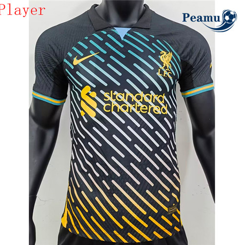 Camisola Futebol Liverpool Player Version Preto/Amarelo 2022-2023 Pt20205