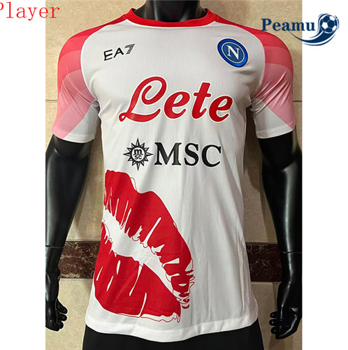 Camisola Futebol Naples Player Version amoureux des lèvres 2022-2023 Pt2022-20236