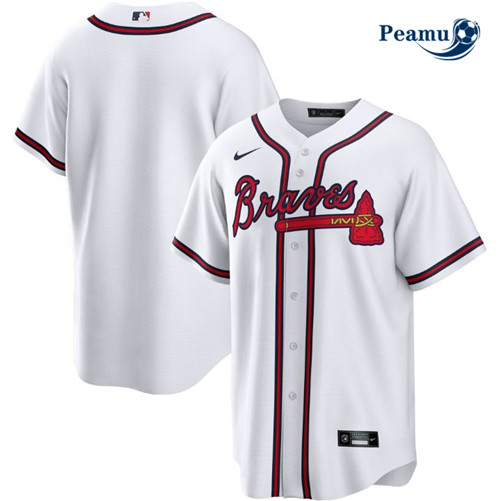 Camisola Futebol Atlanta Braves - Branco p1002