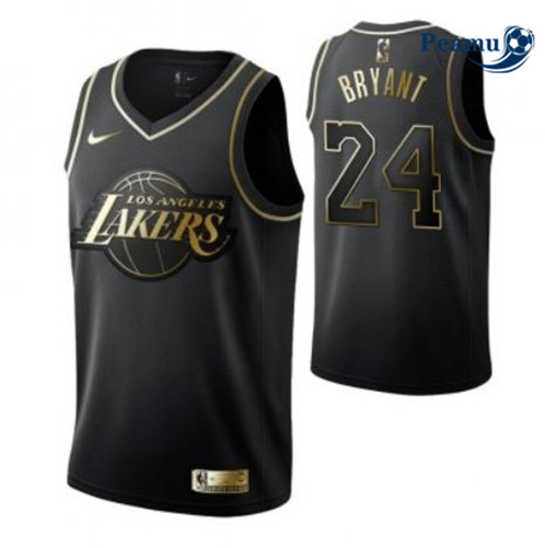 Camisola Futebol Kobe Bryant, LA Lakers - Preto/Gold p1077