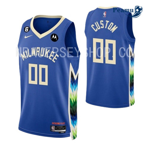 Camisola Futebol Custom, Milwaukee Bucks 2022/23 - City p1089