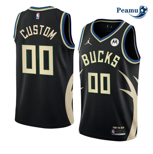 Camisola Futebol Custom, Milwaukee Bucks 2022/23 - Statement p1091