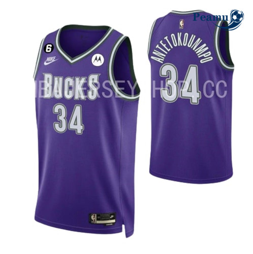 Camisola Futebol Giannis Antetokounmpo, Milwaukee Bucks 2022/23 - Classic p1093