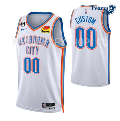 Camisola Futebol Custom, Oklahoma City Thunder 2022/23 - Association p1120