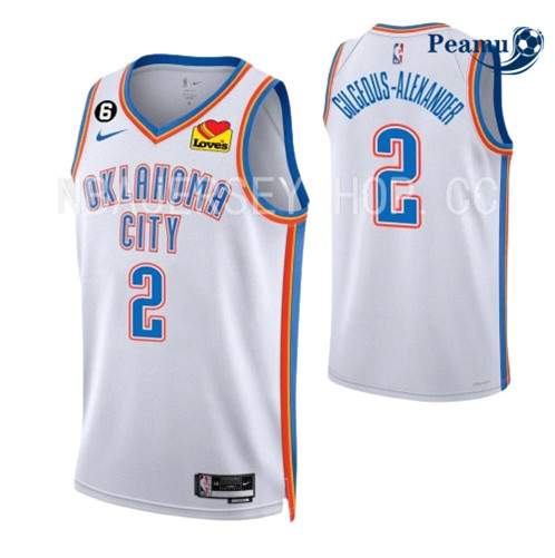 Camisola Futebol Shai Gilgeous-Alexander, Oklahoma City Thunder 2022/23 - Association p1122