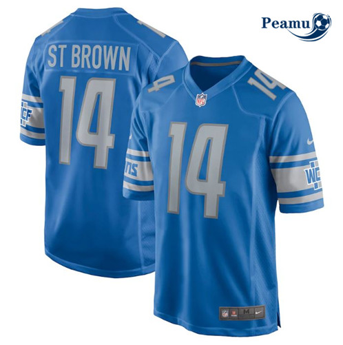 Camisola Futebol Amon-Ra St. Brown, Detroit Lions - Blue p1171