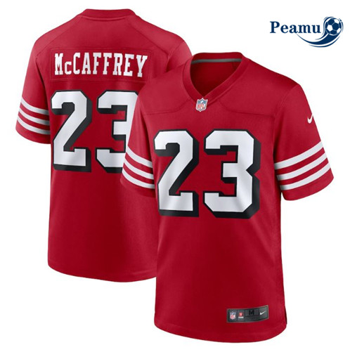 Camisola Futebol Christian McCaffrey, San Francisco 49ers - Scarlet p1193