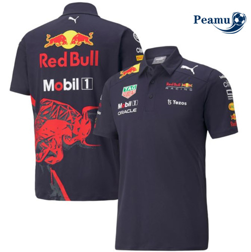 Camisola Futebol Polo Vermelho Bull Racing 2022 p1286