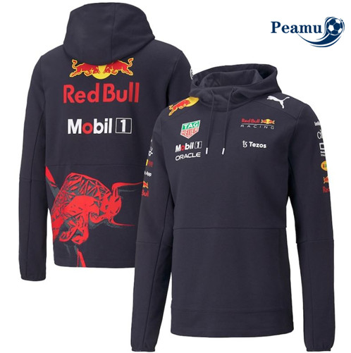 Camisola Futebol Sudadera con capucha Vermelho Bull Racing 2022 p1287