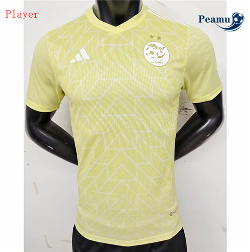 Peamu: Comprar Camisola Argelia Player Version Equipamento Amarillo 2023-2024