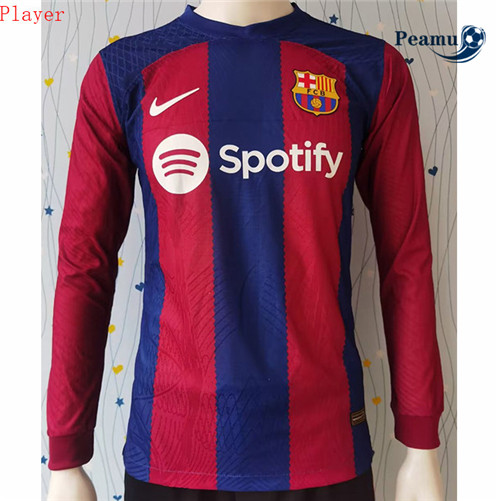 Peamu: Comprar Camisola Barcelona Player Version Principal Equipamento Manga Comprida 2023-2024