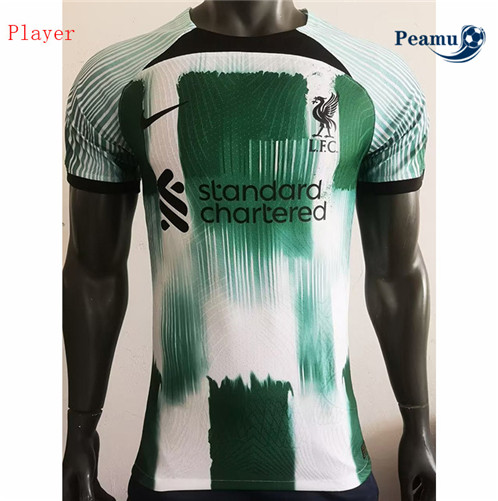 Peamu: Comprar Camisola Liverpool Player Version Especial Verde Equipamento Branco 2023-2024