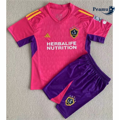 Peamu: Comprar Camisola Los Angeles Galaxy Criança Portero Equipamento Rosa 2023-2024