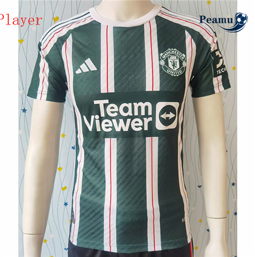 Peamu: Comprar Camisola Manchester United Player Version Equipamento Branco/Verde 2023-2024