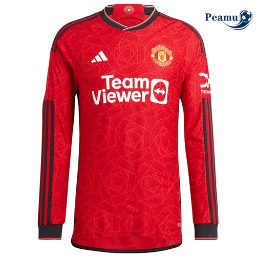 Peamu: Comprar Camisola Manchester United Principal Equipamento Manga Larga 2023-2024