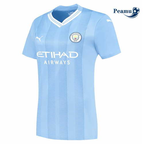 Peamu: Comprar Camisola Manchester City Mulher Principal Equipamento 2023-2024