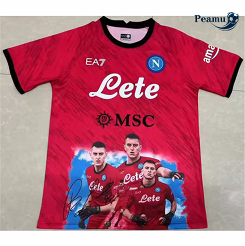 Peamu: Comprar Camisola Naples Equipamento Rojo 2023-2024