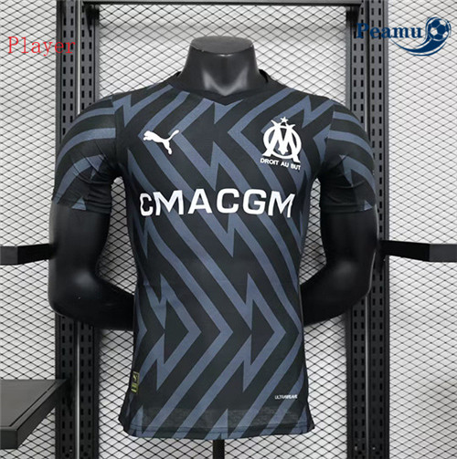 Peamu: Comprar Camisola Olympique Marsella Player Equipamento Training Preto 2023-2024