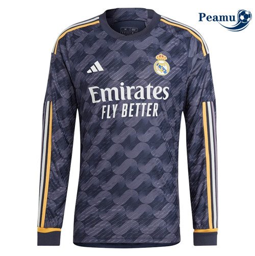 Peamu: Comprar Camisola Real Madrid Segunda Equipamento Manga Larga 2023-2024