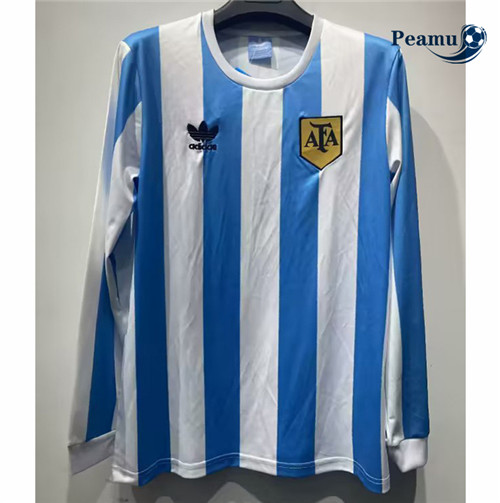 Peamu: Comprar Camisola Argentina Principal Equipamento Manga Comprida 1978