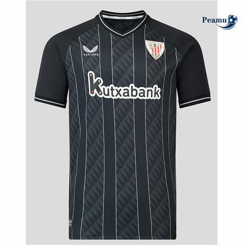 Cria Camisola Futebol Athletic Bilbao Equipamento Portero Principal Equipamento Preto 2023-2024