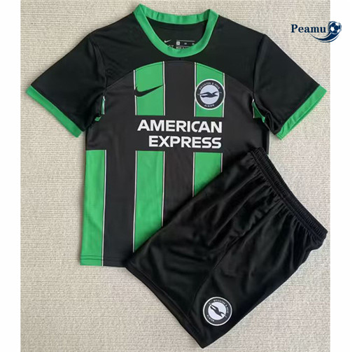 Novo Camisola Futebol Brighton Enfant Alternativa Equipamento 2023-2024