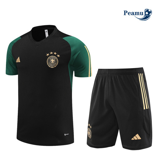 Criar Camisola Kit Equipamento Training Alemanha + Shorts Preto 2023-2024