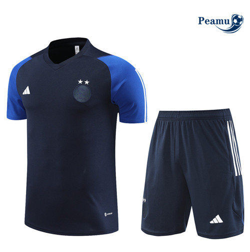 Comprar Camisola Kit Equipamento Training Argélia + Shorts Azul 2023-2024