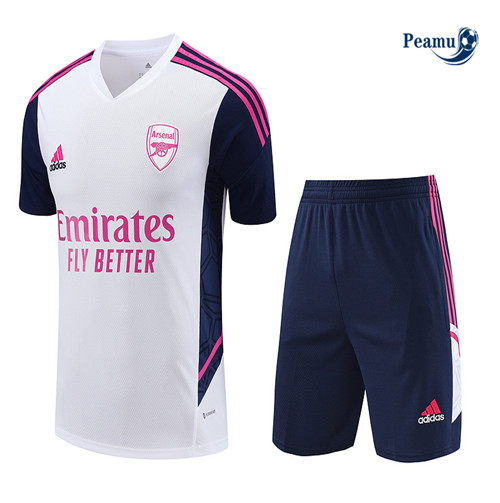 Loja Camisola Kit Equipamento Training Arsenal + Shorts Branco 2023-2024