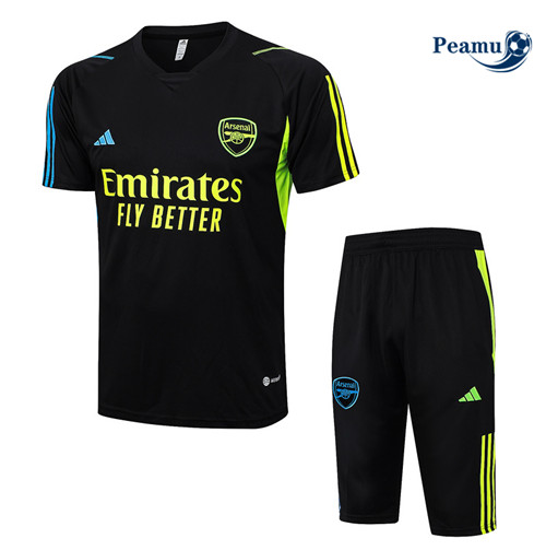 Réplicas Camisola Kit Equipamento Training Arsenal + Shorts Preto 2023-2024